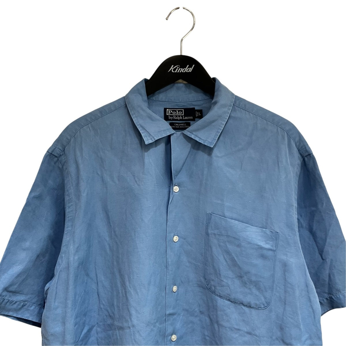CALDWELL シルクリネンオープンカラーシャツ