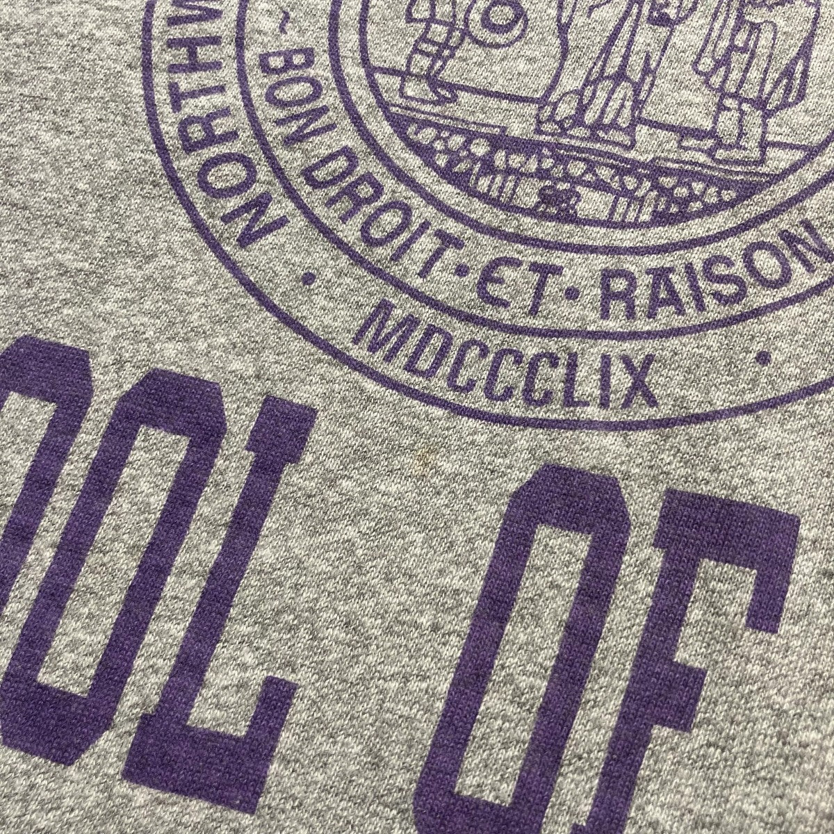 90S USA製 ノースウェスタン半袖Tシャツ