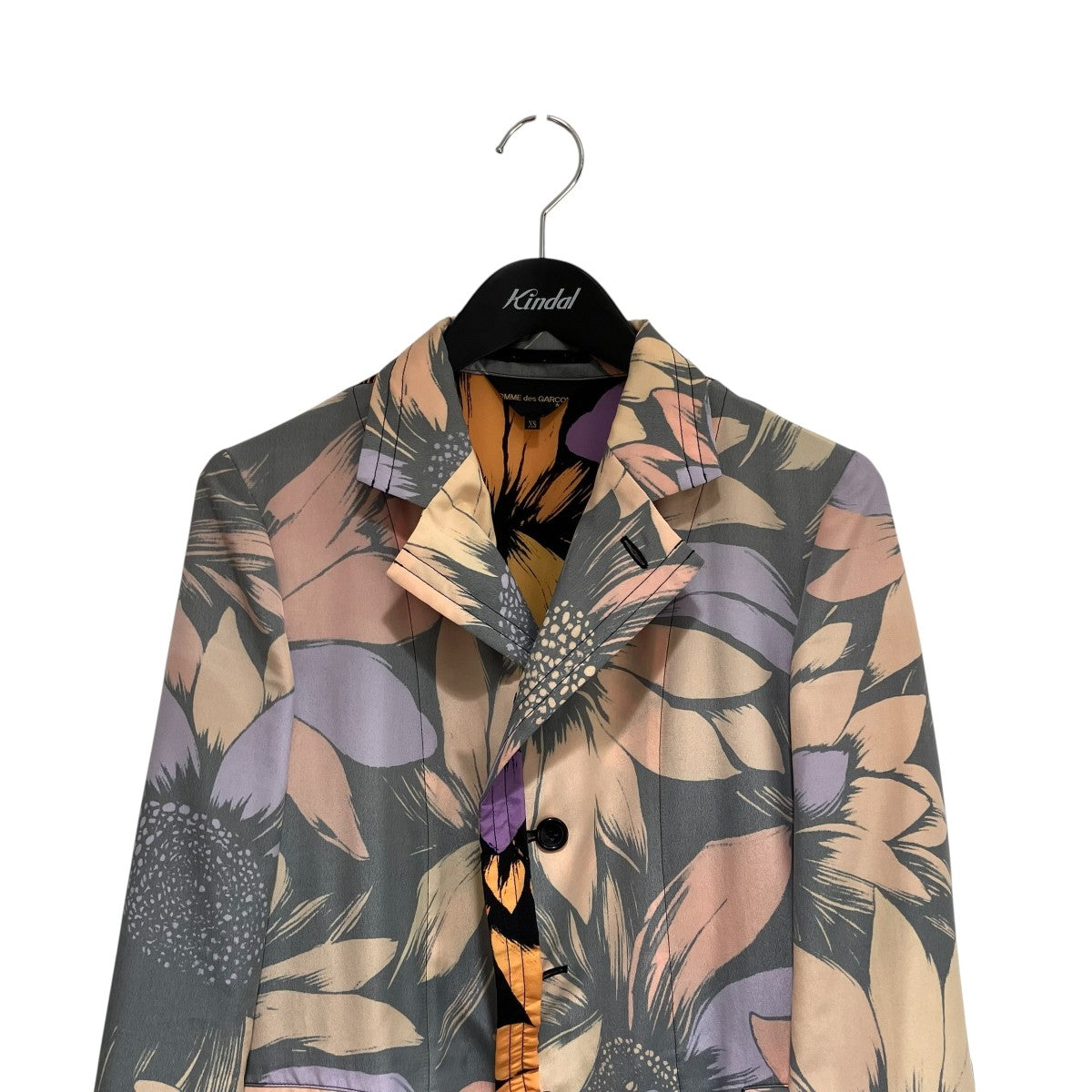 COMME des GARCONS 24SSフラワー柄テーラードジャケットGM-J004 古着・中古-3枚目のアイテム画像