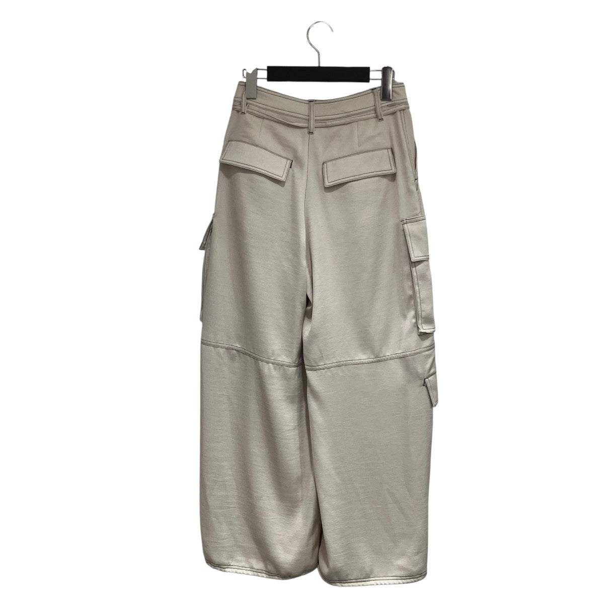 Zip Design Satin Cargoパンツ21251465705