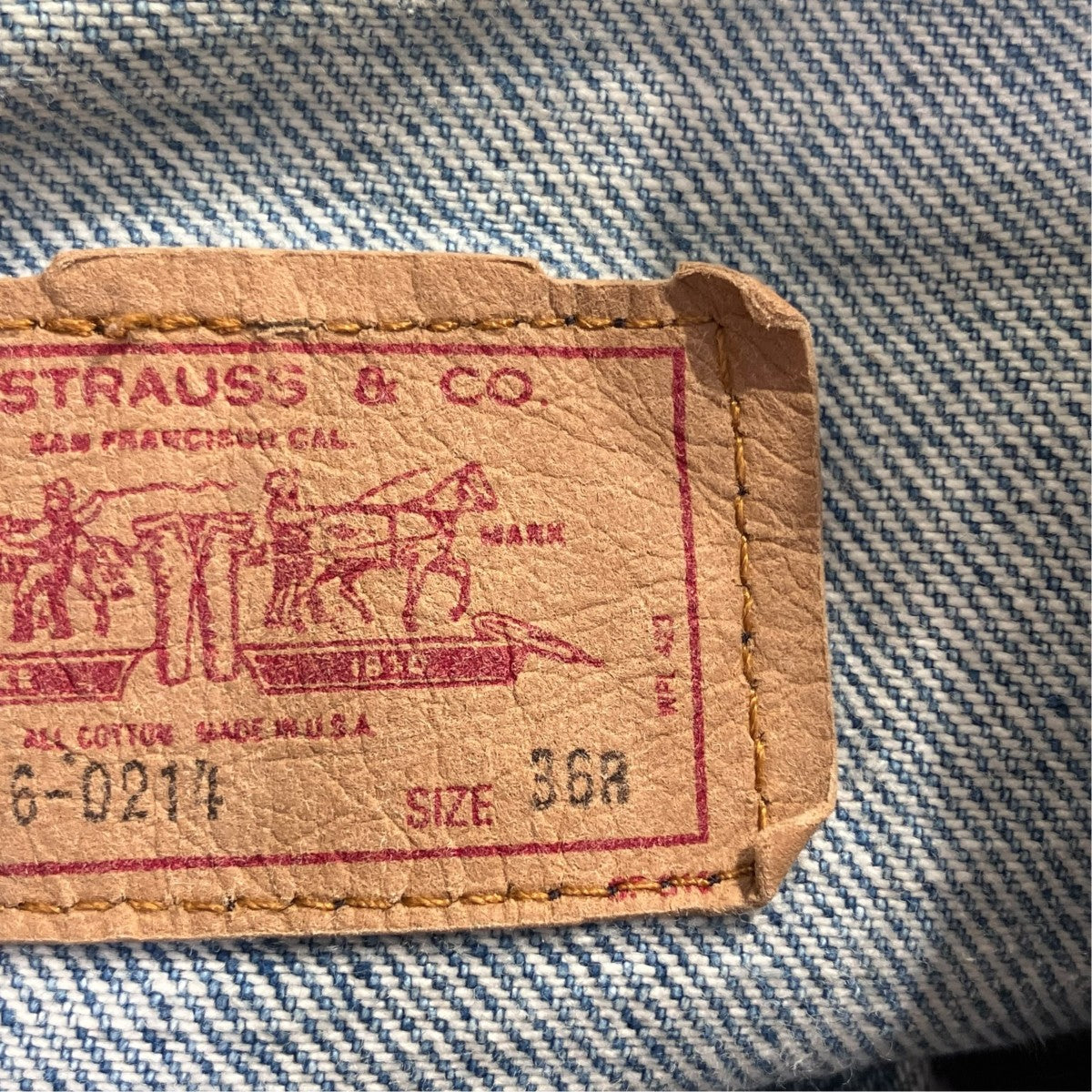 80’S USA製デニムジャケット70506-0214