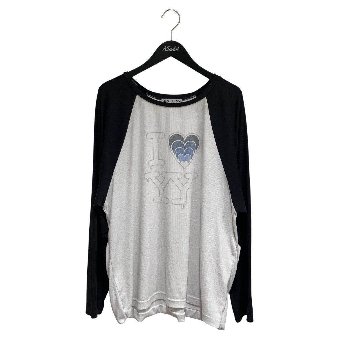 Knitted I LOVE YY RAGLAN長袖TシャツYY261TS009