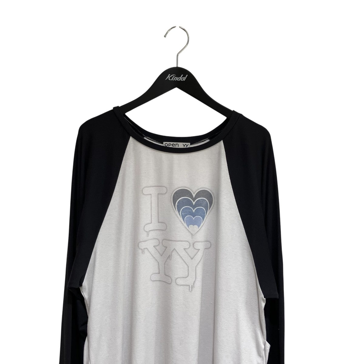 Knitted I LOVE YY RAGLAN長袖TシャツYY261TS009