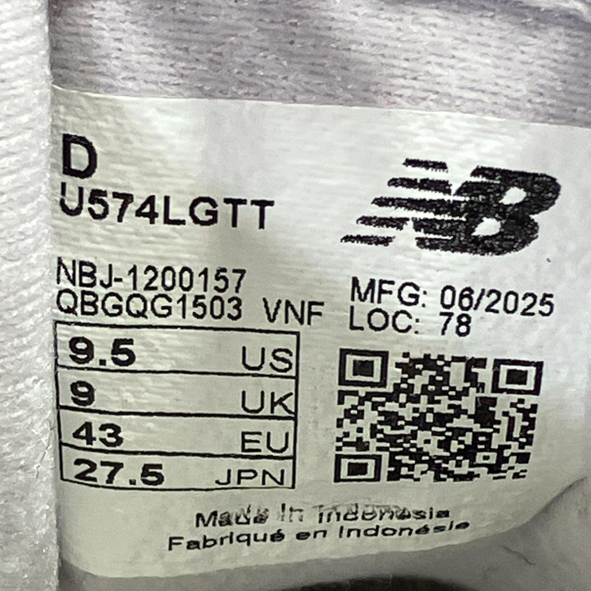 NEW BALANCE LegacyローカットスニーカーU574LGTT 古着・中古-9枚目のアイテム画像