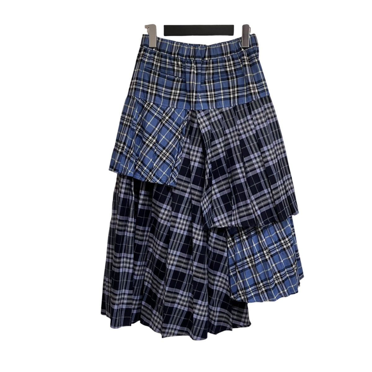 OVERLAP CHECK PLEATS SKIRTプリーツスカート1256304