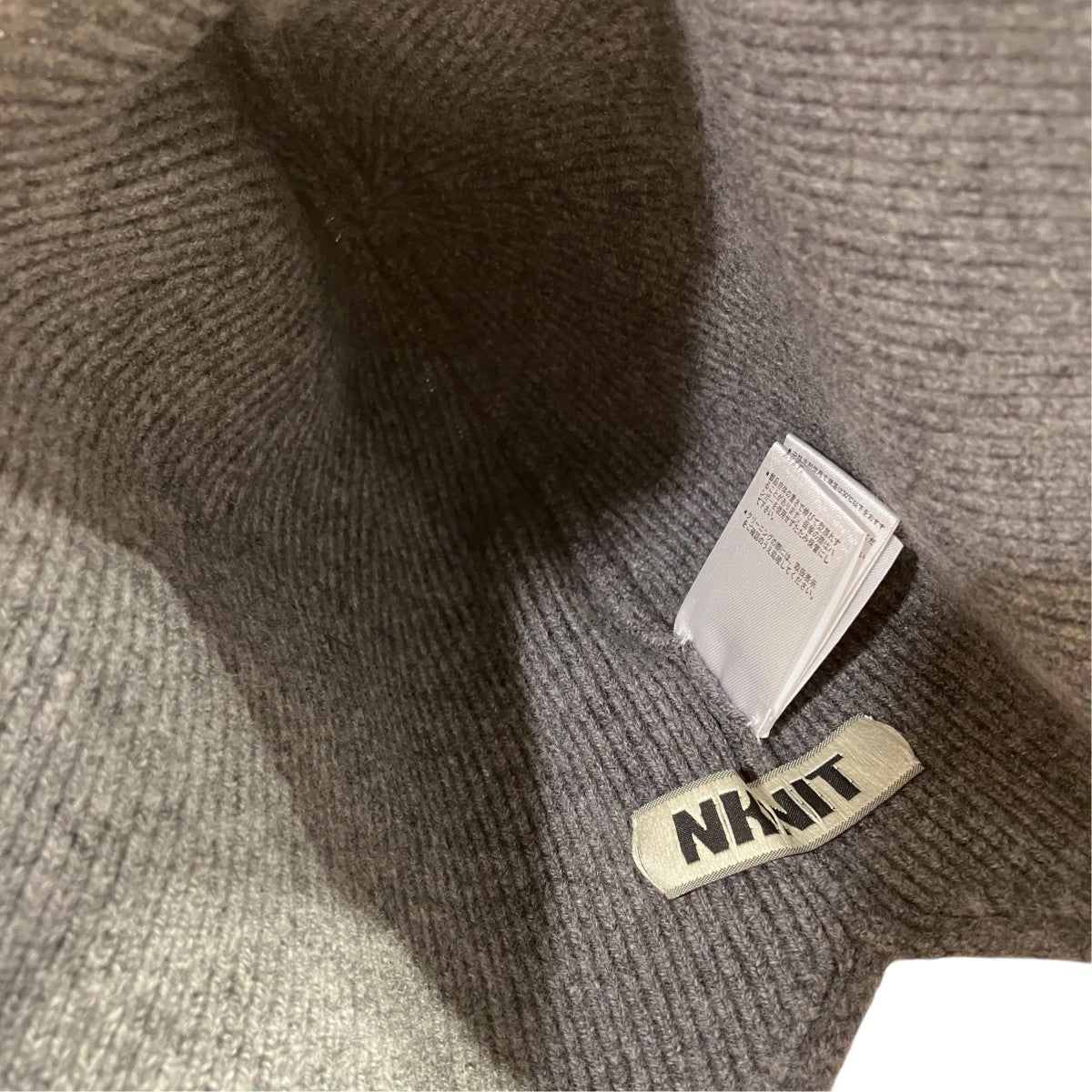 ウールニットマフラーキャップニット帽N25AW-083