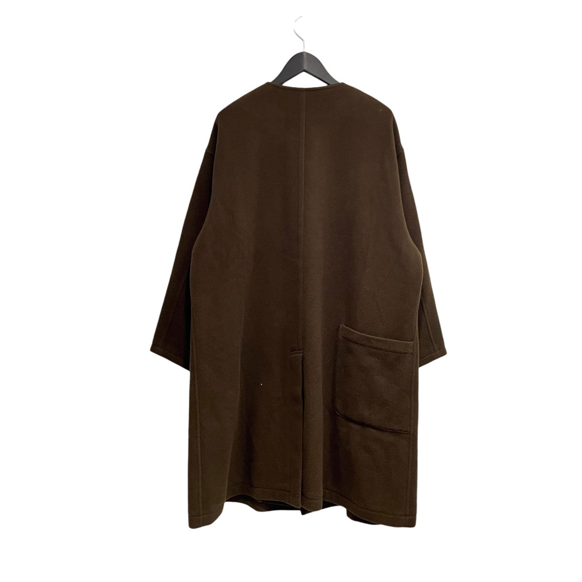WOOL MOSSER COLLARLESS COATノーカラーコートYJ-C15-108