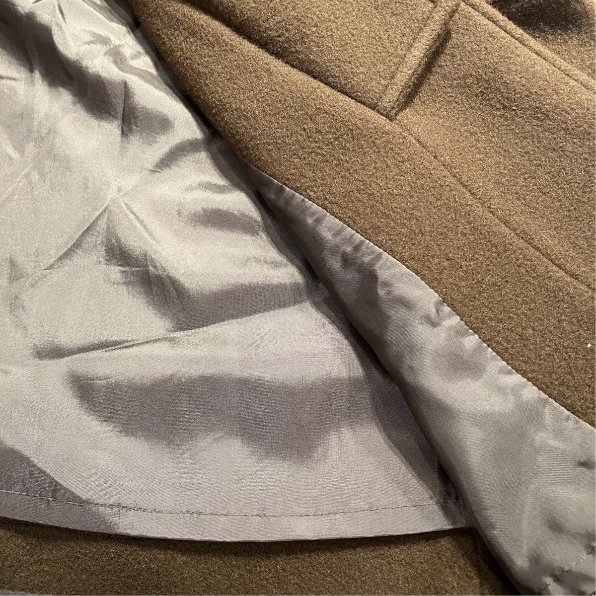 WOOL MOSSER COLLARLESS COATノーカラーコートYJ-C15-108