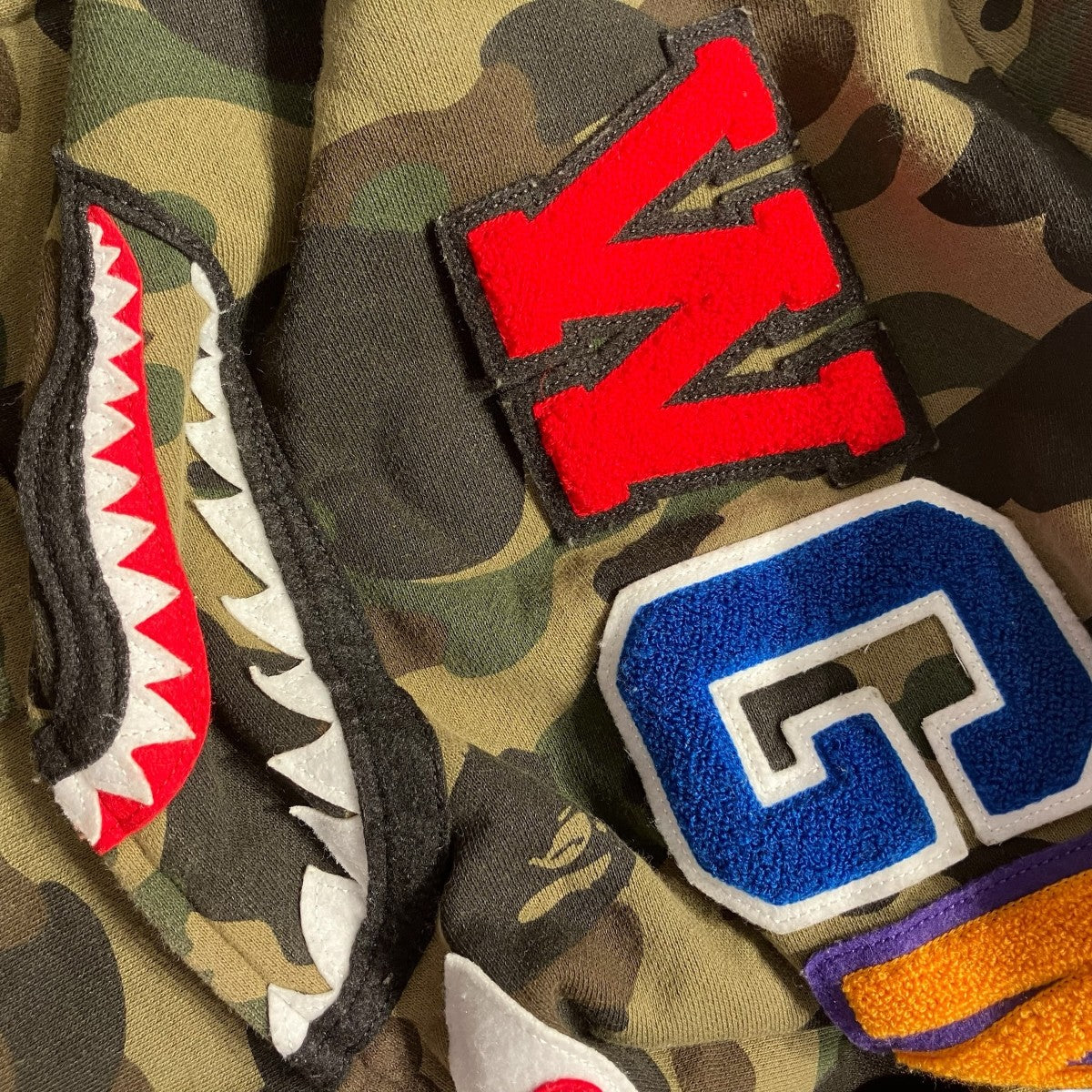 1st Camo Shark Zip Hoodieパーカー001ZPM301007M