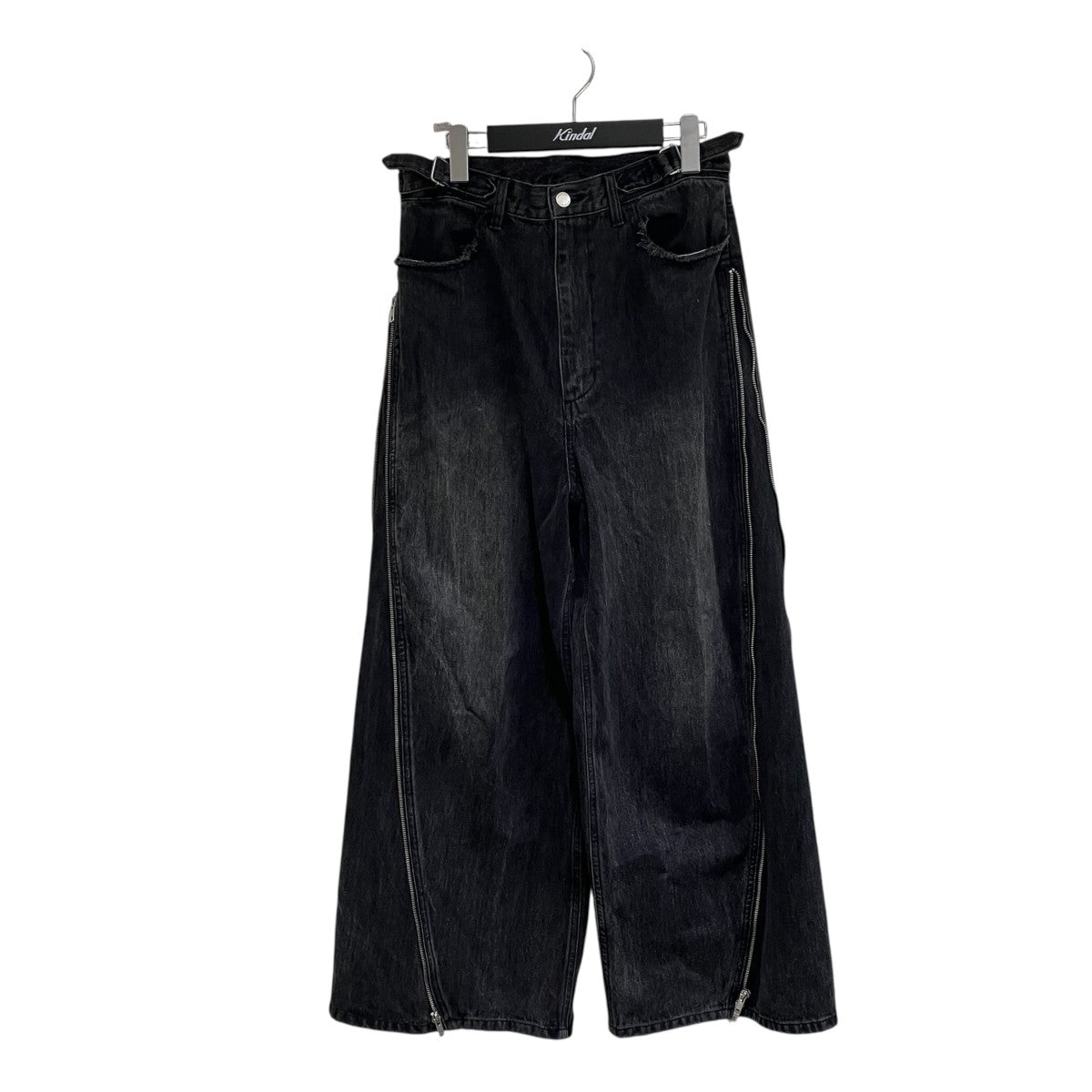 ZipDesign Buggy DenimPantsデニムパンツGRApt1162