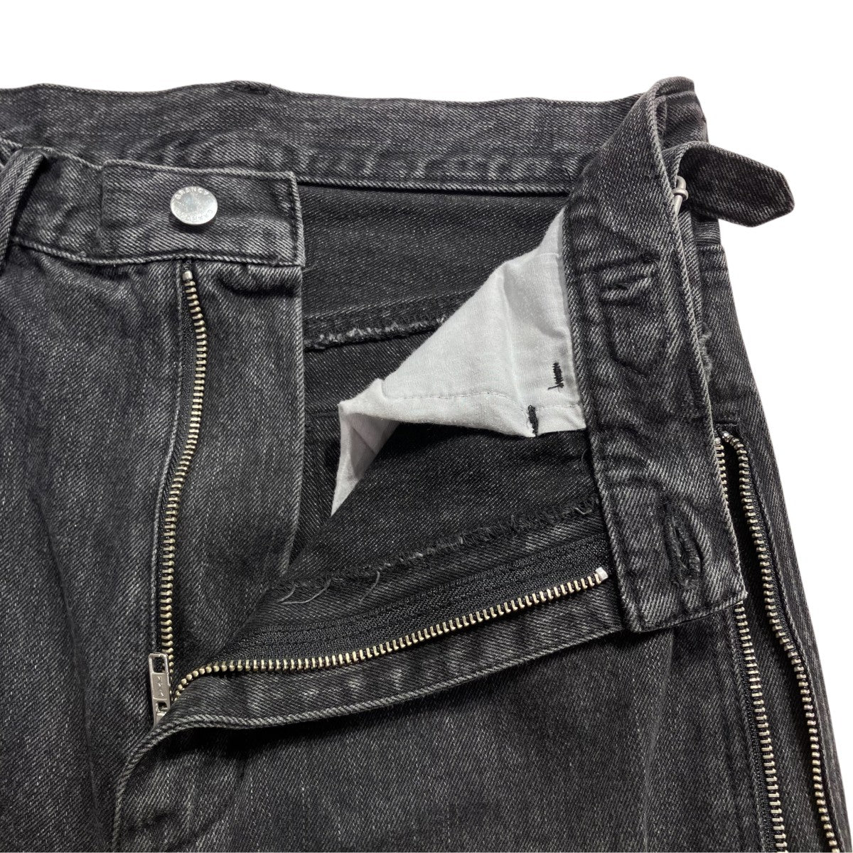 ZipDesign Buggy DenimPantsデニムパンツGRApt1162
