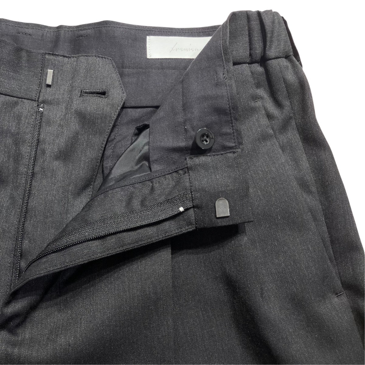TWO TUCKS WIDE TROUSERSスラックスIH-25FW-P018-ND8