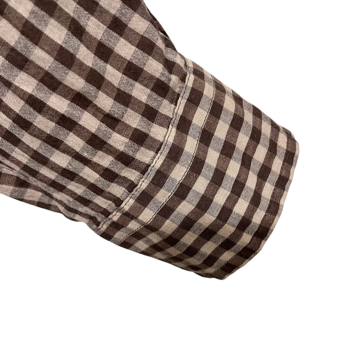 25SSAIRY LIGHT COTTON CHECK BIG SHIRT長袖シャツA25SS01GC
