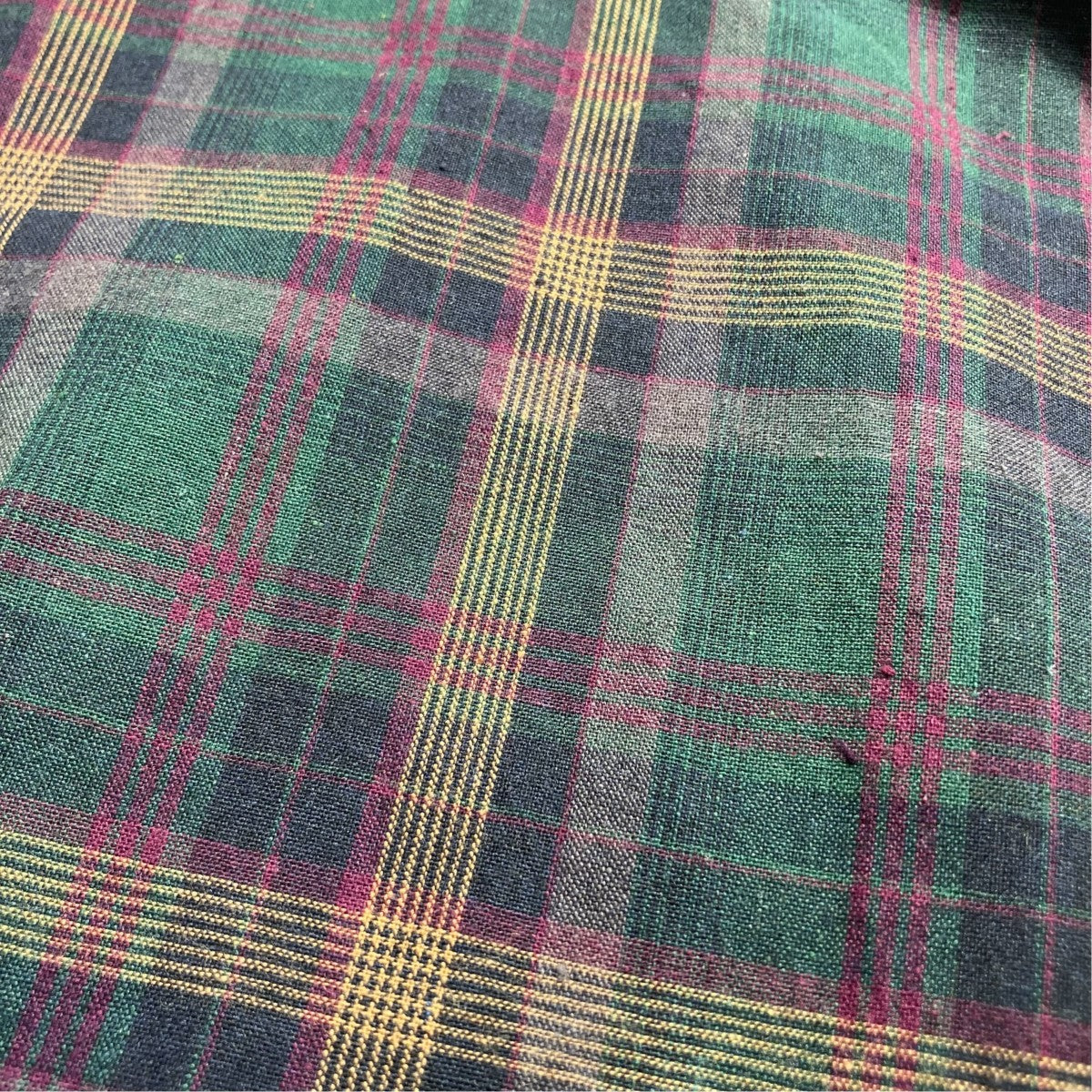 The DUFFER of ST．GEORGE MADRAS CHECK PULLOVER HOODIE SHIRTS長袖パーカー157255 SH692 古着・中古-5枚目のアイテム画像