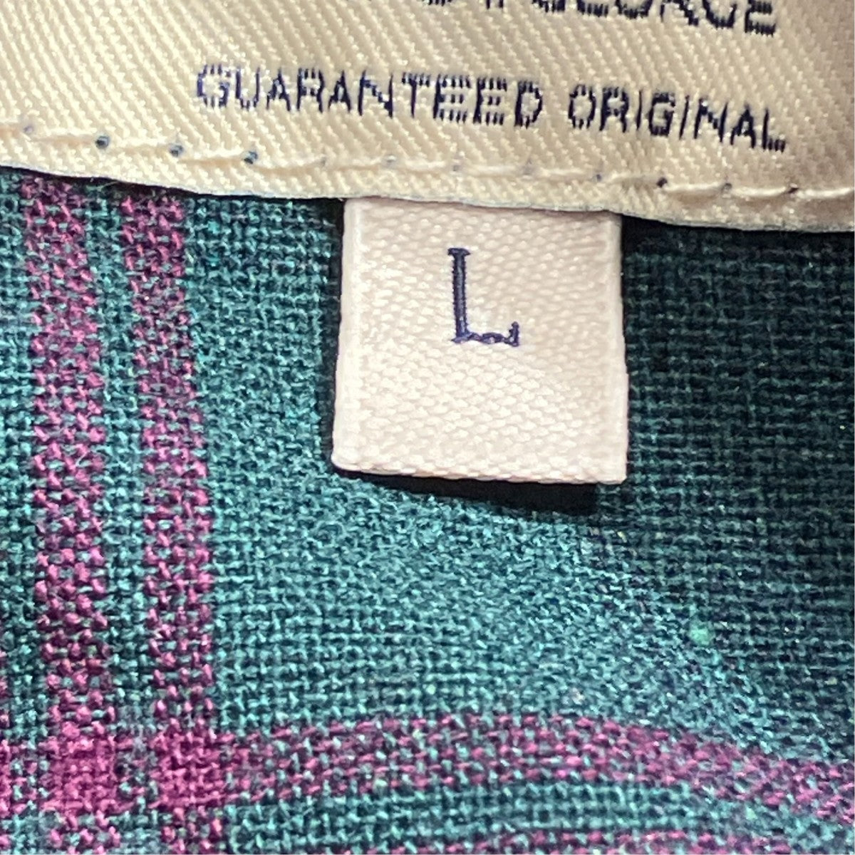 The DUFFER of ST．GEORGE MADRAS CHECK PULLOVER HOODIE SHIRTS長袖パーカー157255 SH692 古着・中古-6枚目のアイテム画像