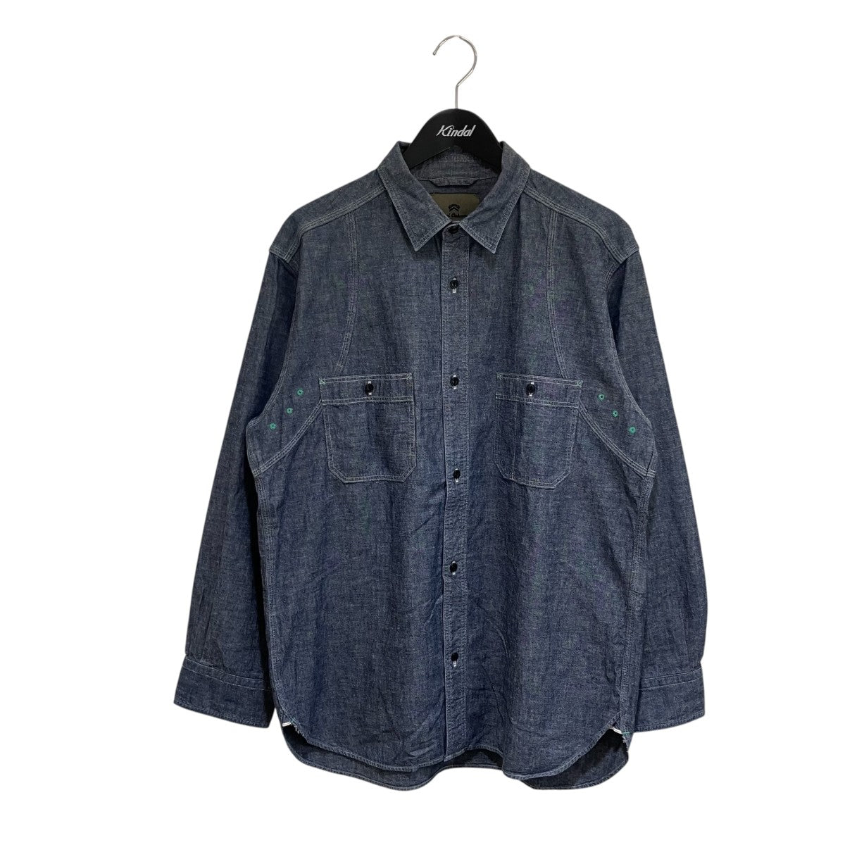 NIGEL CABOURN MEDICAL SHIRTシャンブレーシャツ8042-00-10050 古着・中古-1枚目のアイテム画像