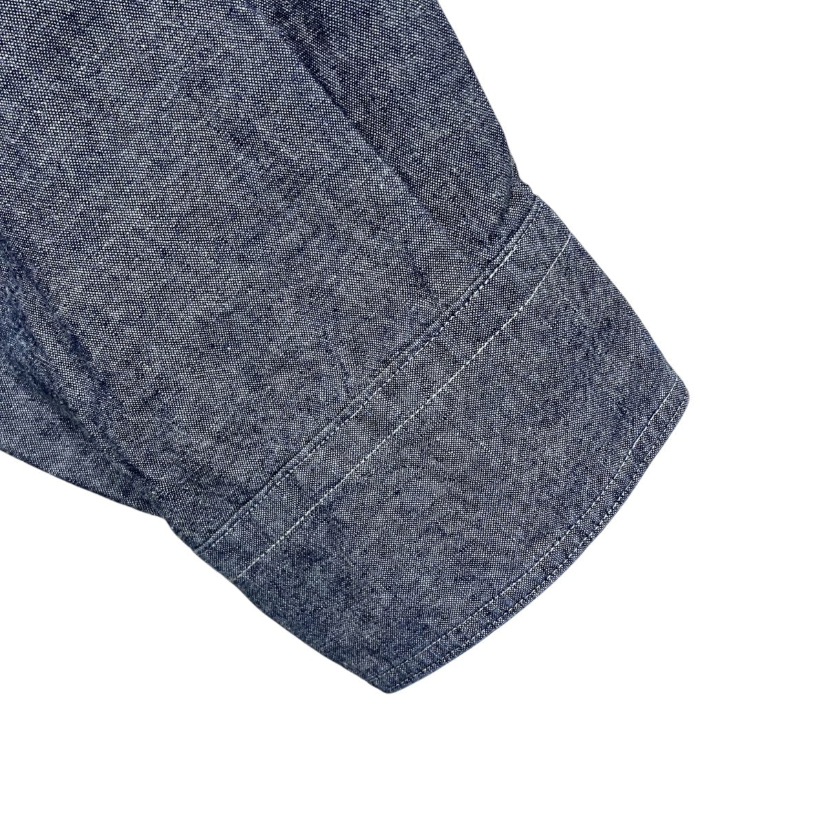 NIGEL CABOURN MEDICAL SHIRTシャンブレーシャツ8042-00-10050 古着・中古-4枚目のアイテム画像