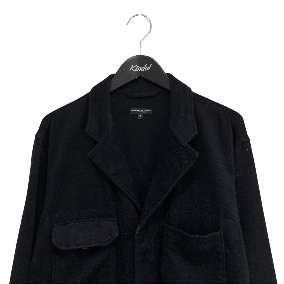 Engineered Garments カシミアウール混ショップコート 古着・中古-3枚目のアイテム画像