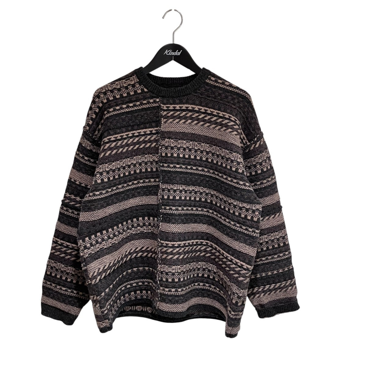 WHITE MOUNTAINEERING 25AWFAIR ISLE ZIP KNIT PULLOVERニットWM2573606 古着・中古-1枚目のアイテム画像