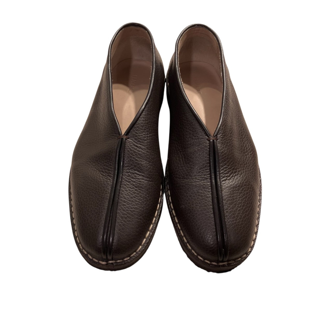 Piped Crepe Slippersレザーシューズ