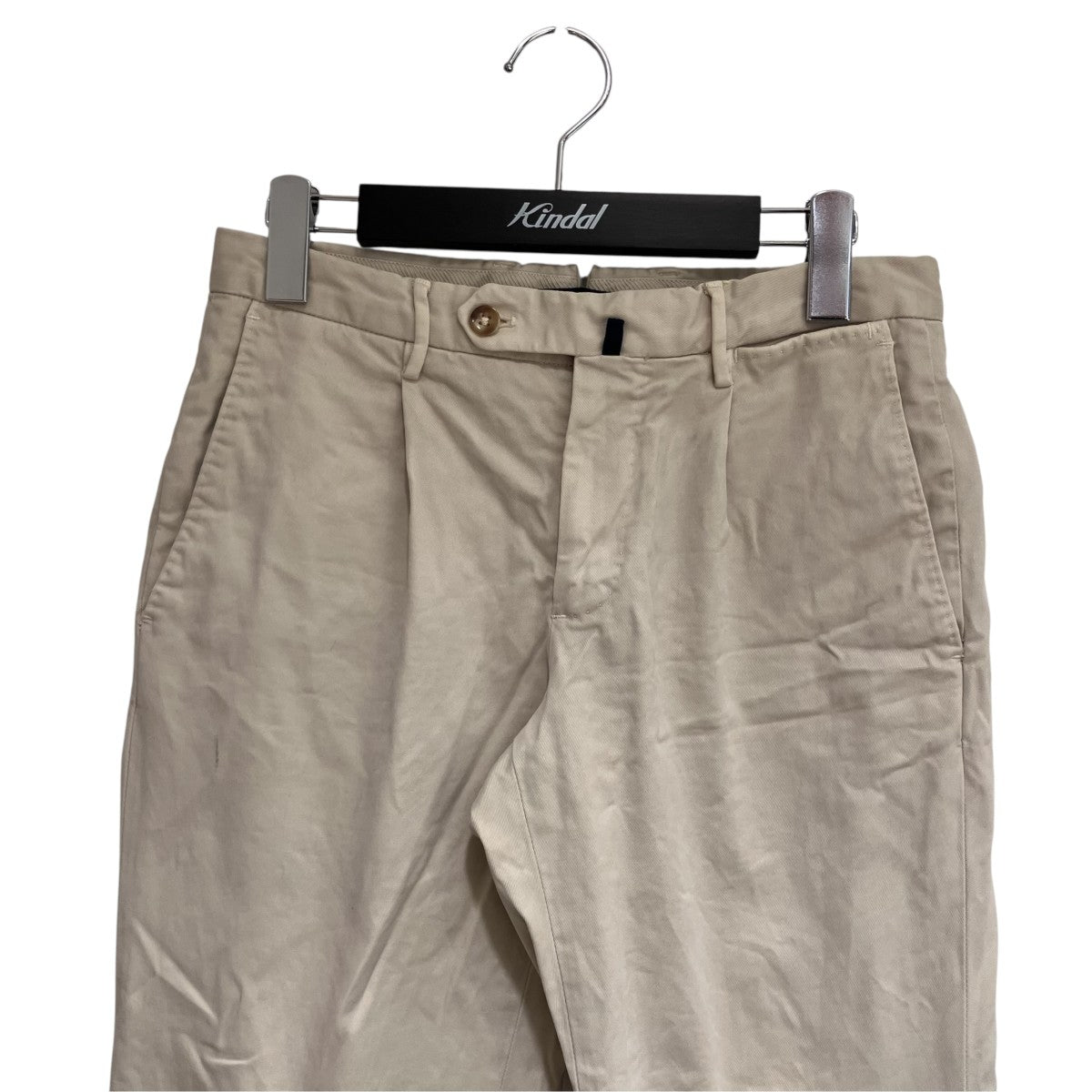 SLIM FIT 24モデル ガーメントダイコットンツイル1プリーツパンツチノパン1NGW24 4290Y 12