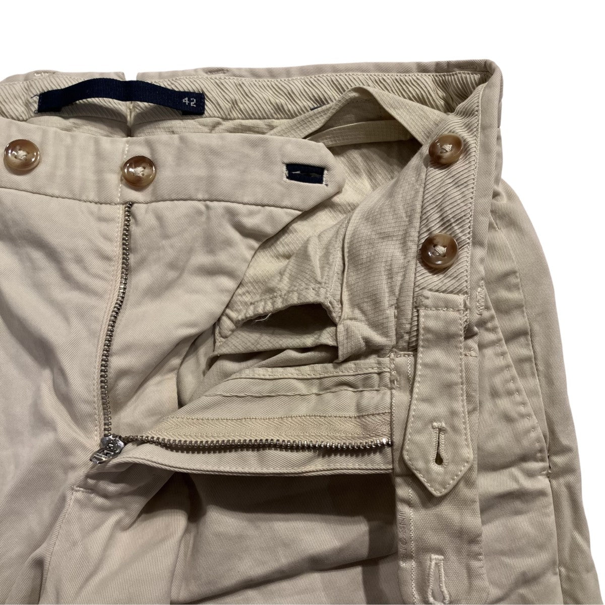 SLIM FIT 24モデル ガーメントダイコットンツイル1プリーツパンツチノパン1NGW24 4290Y 12