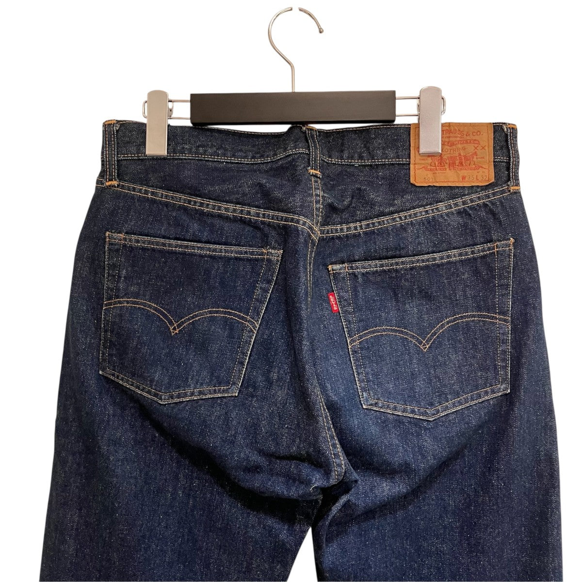 66前期 BIG E 足長R ボタン裏6デニムパンツ