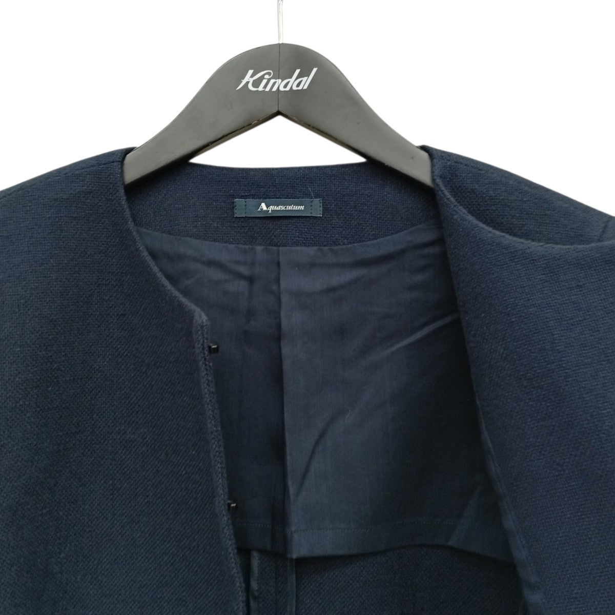 Aquascutum ノーカラージャケット5007204070-39 古着・中古-7枚目のアイテム画像