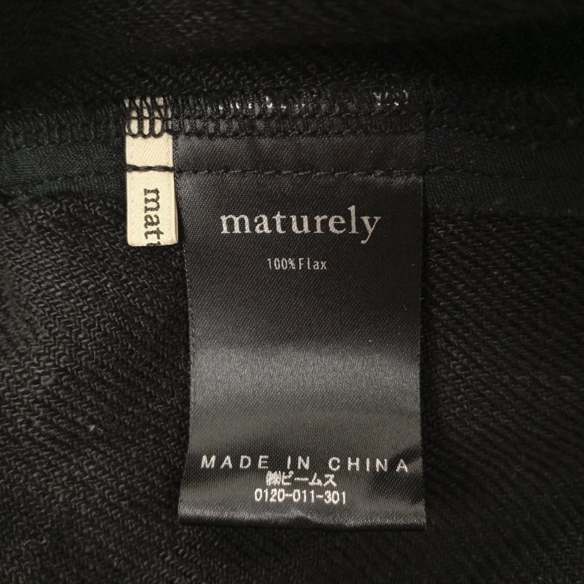 maturely Linen coverallシャツジャケット13-18-0176-452 古着・中古-4枚目のアイテム画像