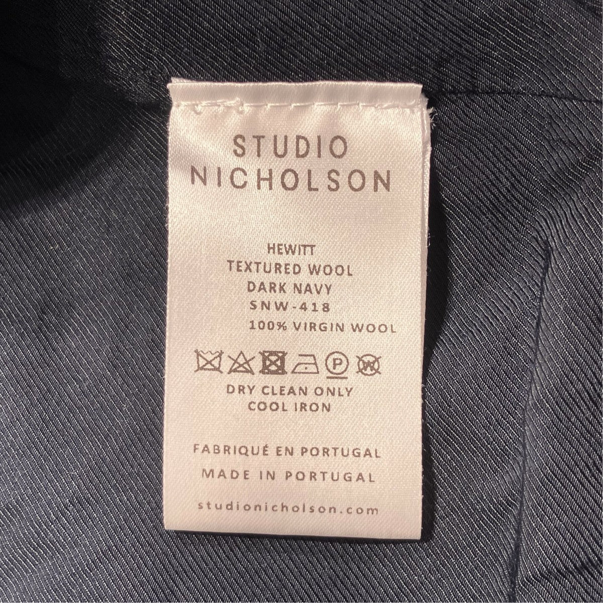 STUDIO NICHOLSON HEWITT Bomber JacketジャケットSNW-418 古着・中古-7枚目のアイテム画像