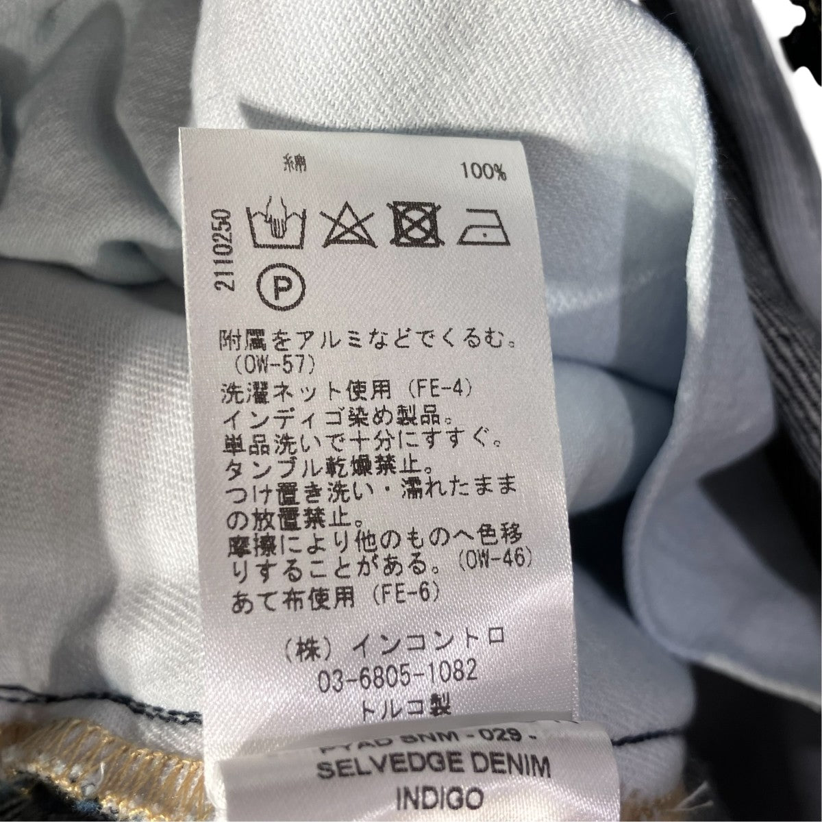 STUDIO NICHOLSON PYAD SELVEDGE DENIMデニムパンツSNM-029 古着・中古-10枚目のアイテム画像