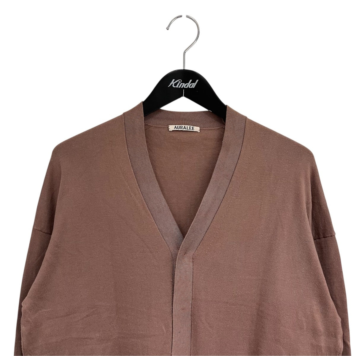 AURALEE SUPERFINE HIGH GAUGE KNIT CARDIGANカーディガンA9SC015G 古着・中古-3枚目のアイテム画像
