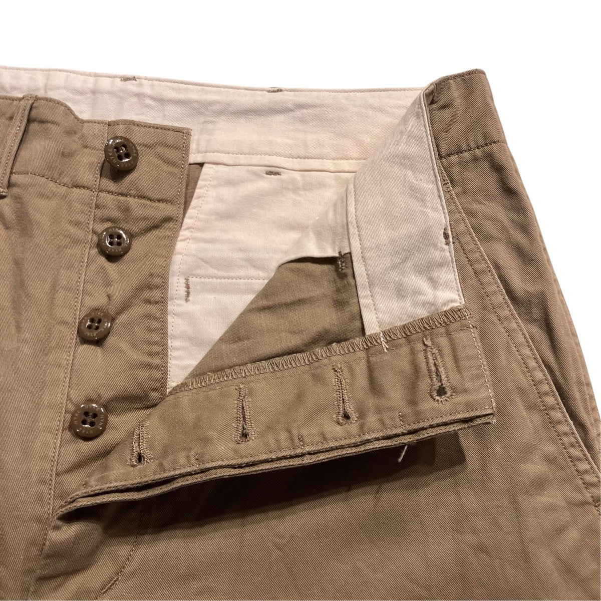 HYKE COTTON TWILL ARMY CHINOSチノパン212-13209 古着・中古-5枚目のアイテム画像