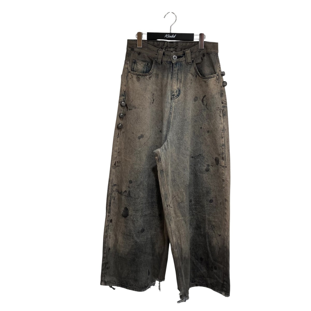LATUI ATELIER ダメージ加工バギーデニムパンツ 古着・中古-1枚目のアイテム画像