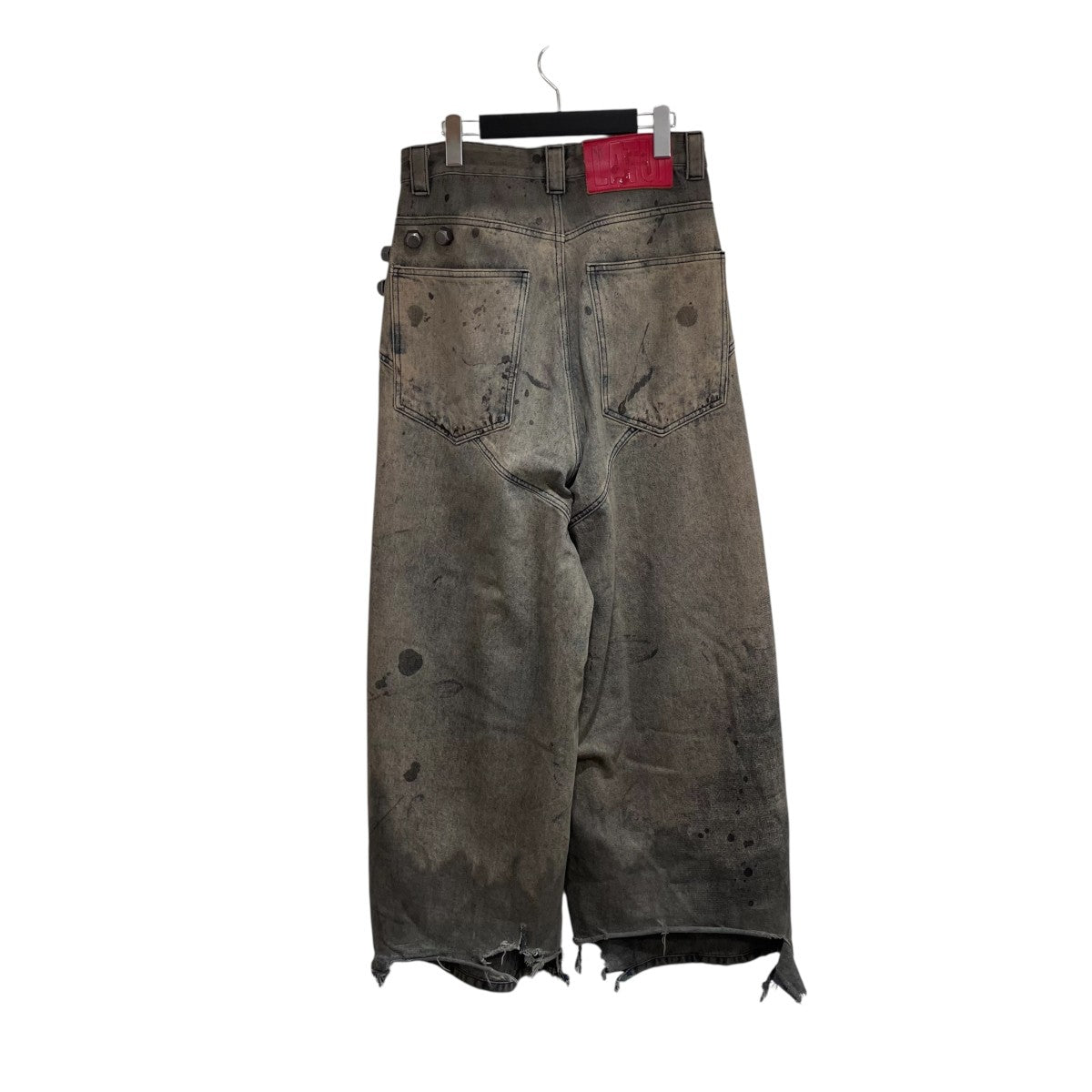 LATUI ATELIER ダメージ加工バギーデニムパンツ 古着・中古-2枚目のアイテム画像