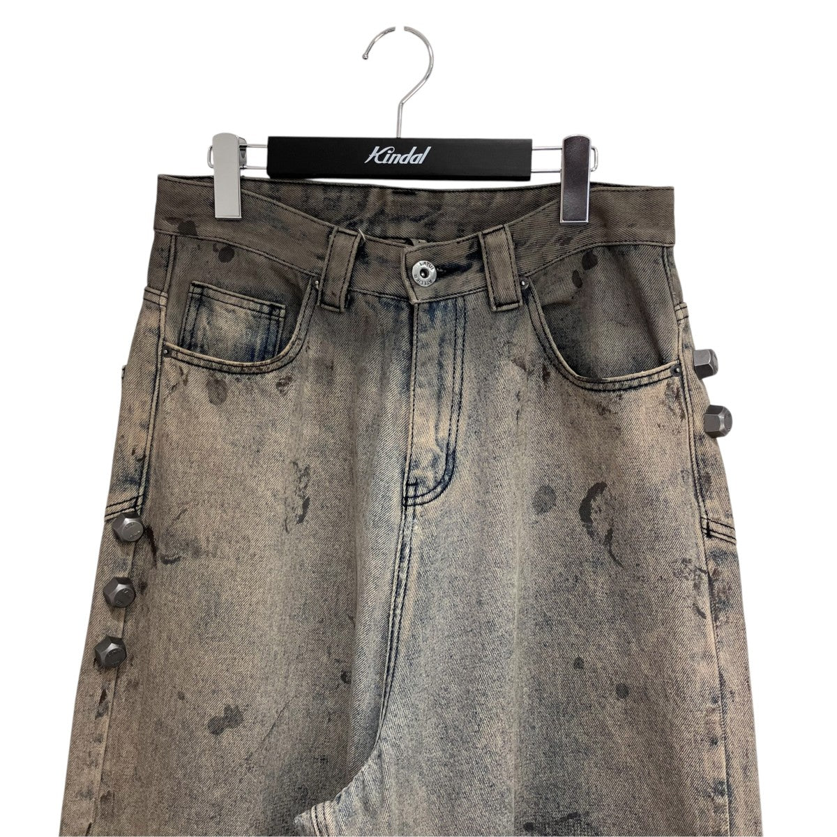 LATUI ATELIER ダメージ加工バギーデニムパンツ 古着・中古-3枚目のアイテム画像