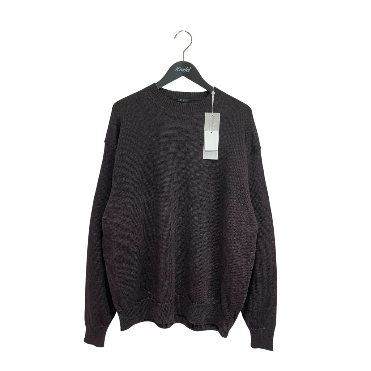 COMOLI　リネンクルーネックニット　26SS COMOLI(コモリ) 26SSリネン クルーネックニットD01-06014 D01-06014