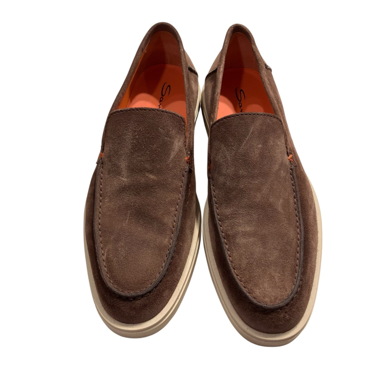 Santoni タンブルレザーローファーMGDT17824TICBGEXS50 古着・中古-2枚目のアイテム画像