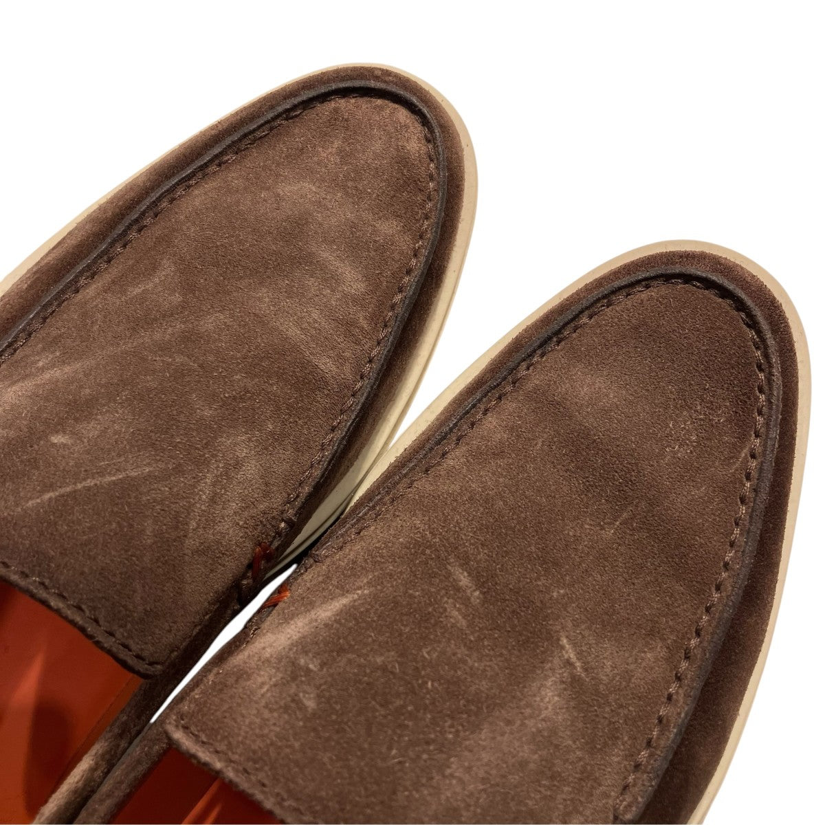Santoni タンブルレザーローファーMGDT17824TICBGEXS50 古着・中古-6枚目のアイテム画像