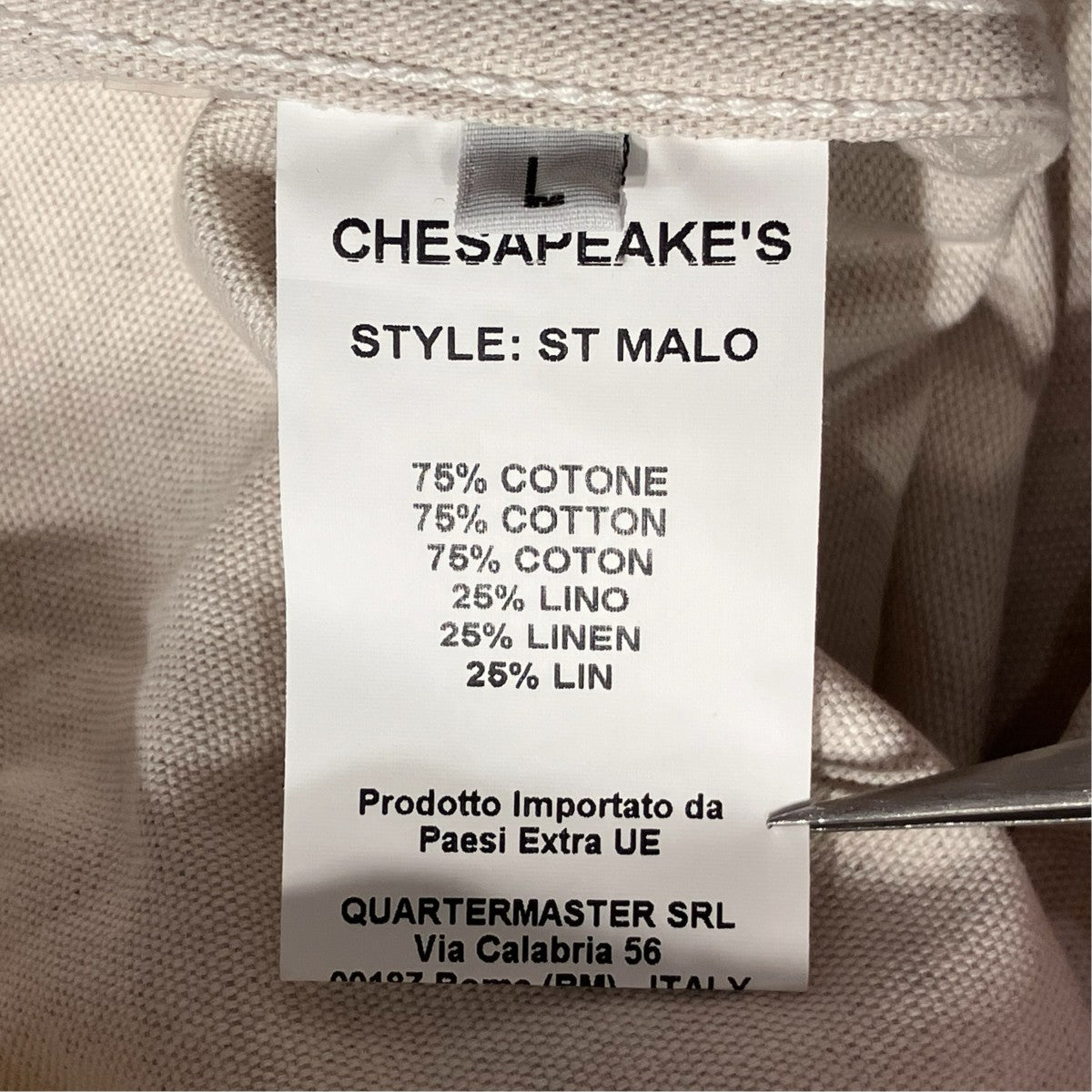CHESAPEAKE’S St． Maloジャケット 古着・中古-5枚目のアイテム画像
