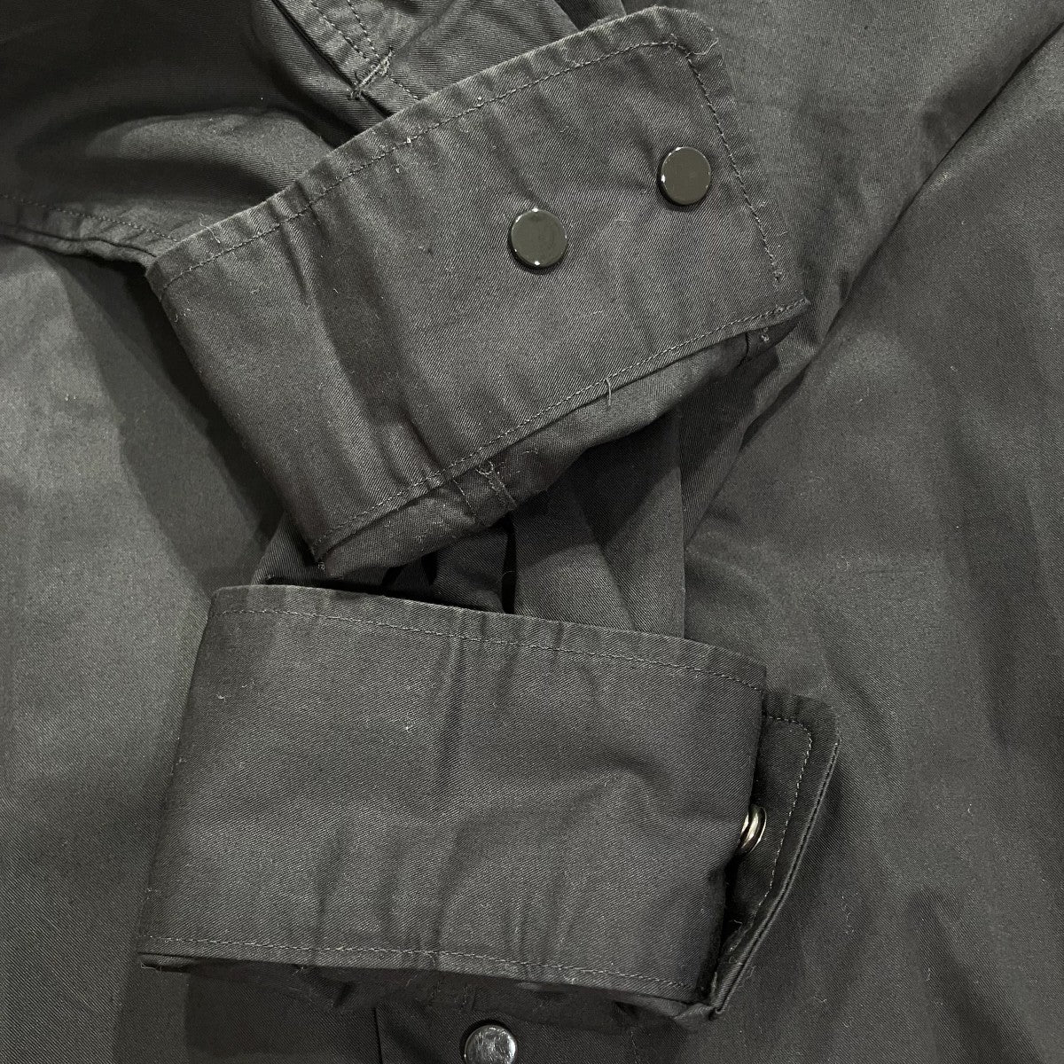 Zipped Gabardineシャツ16CLSH023A-006472A