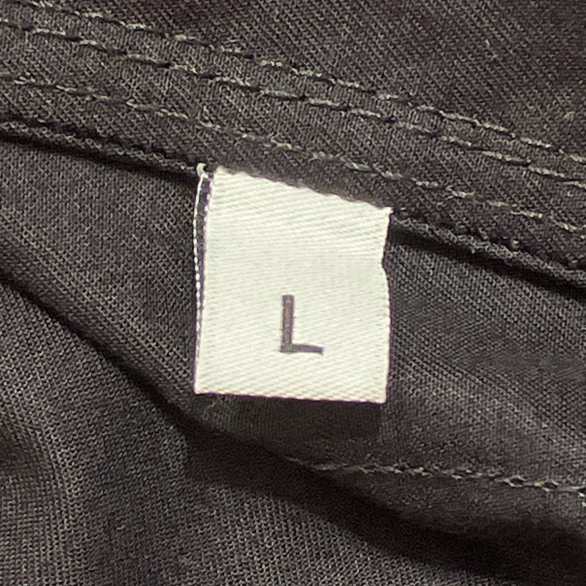 Zipped Gabardineシャツ16CLSH023A-006472A