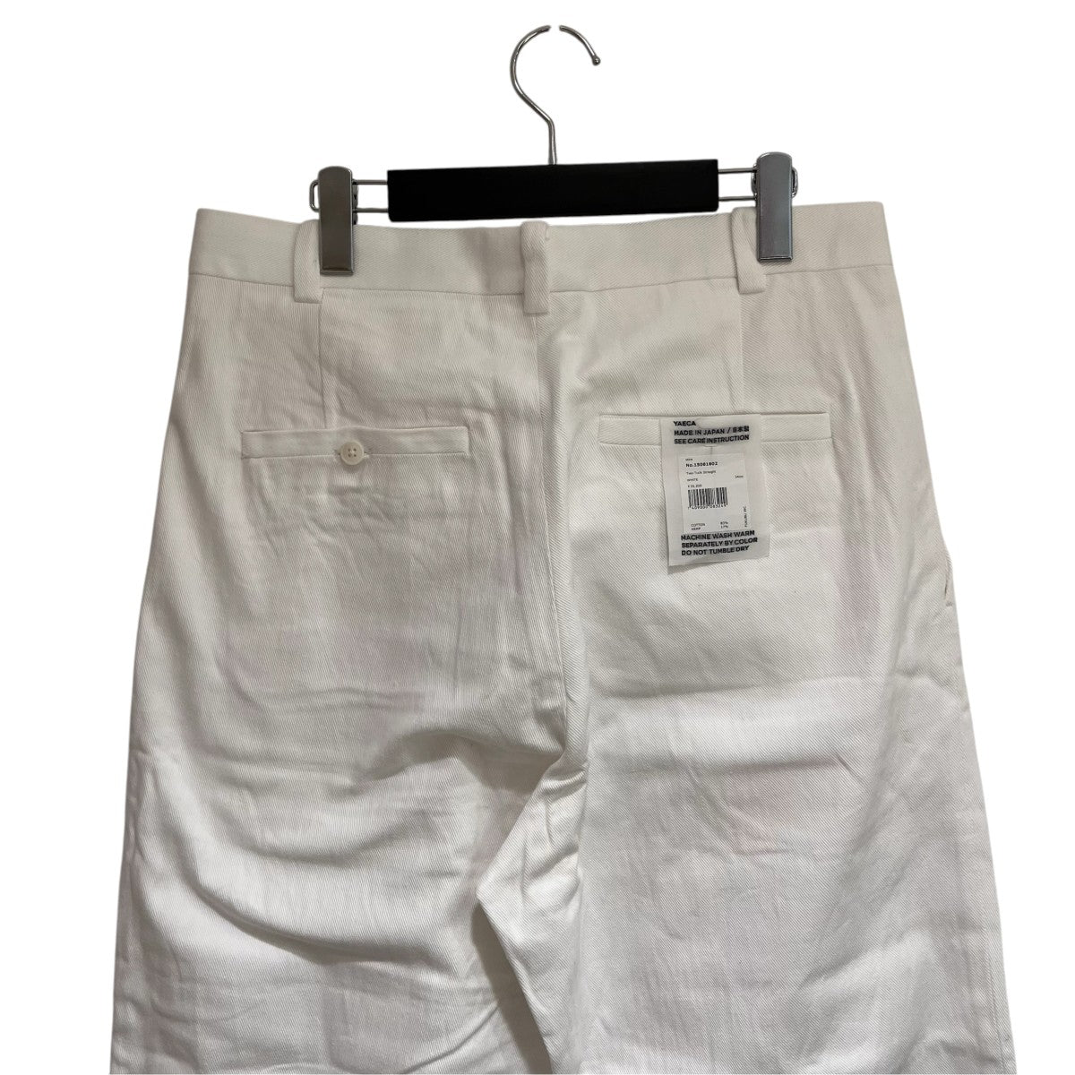 YAECA CHINO - TWO TUCK STRAIGHTデニムパンツ15061602 古着・中古-4枚目のアイテム画像