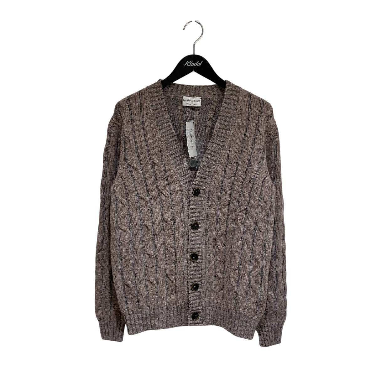 Settefili Cashmere ウールカシミヤカーディガンTRZ3CA 古着・中古-1枚目のアイテム画像