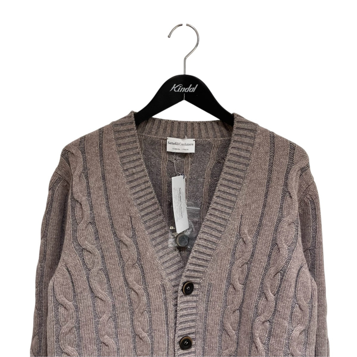 Settefili Cashmere ウールカシミヤカーディガンTRZ3CA 古着・中古-3枚目のアイテム画像