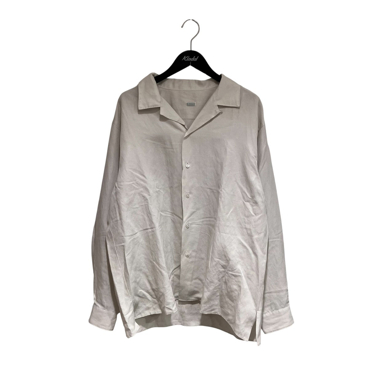 Style1 Silk Linen Open Collar L Sシャツ25SAP-02-05H