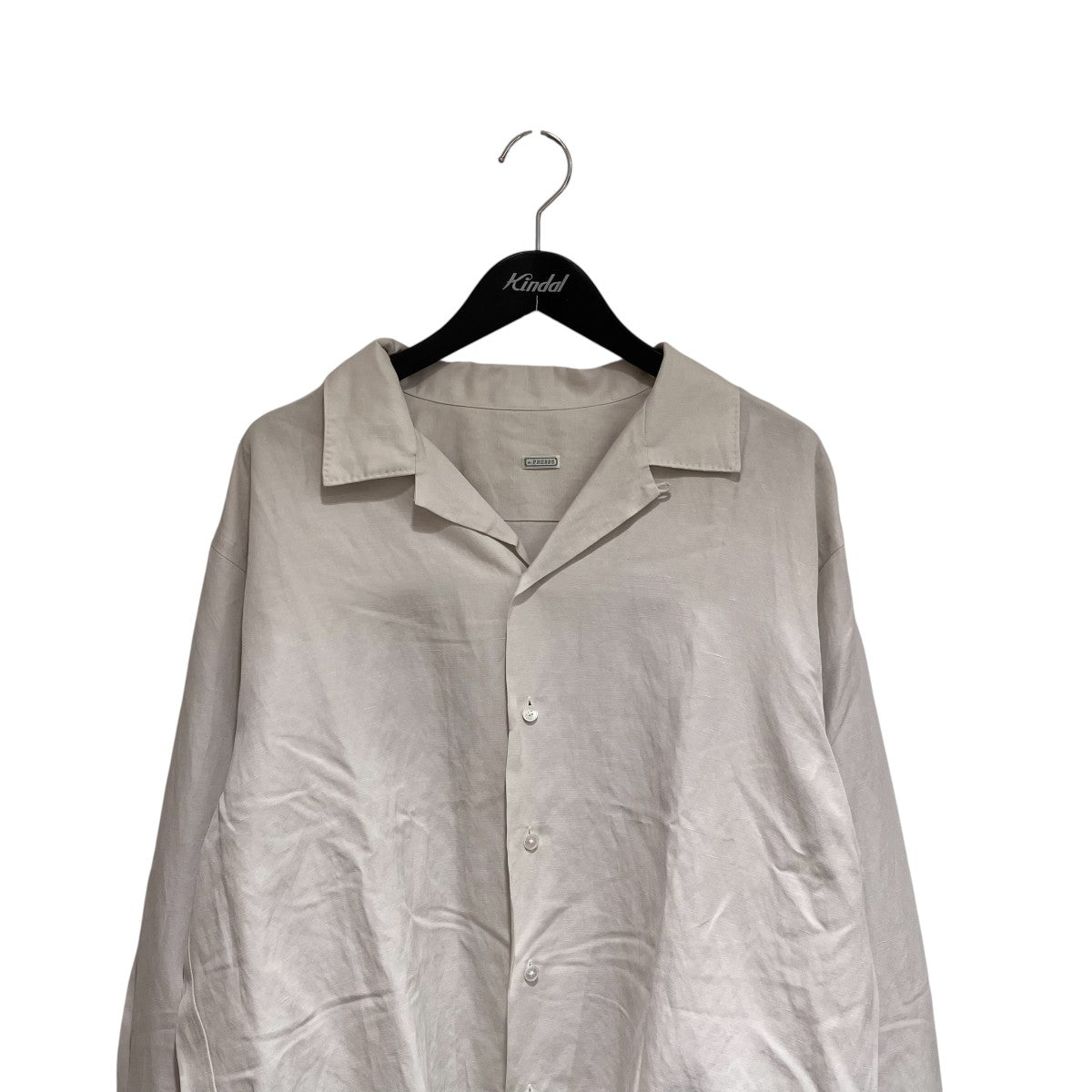 Style1 Silk Linen Open Collar L Sシャツ25SAP-02-05H