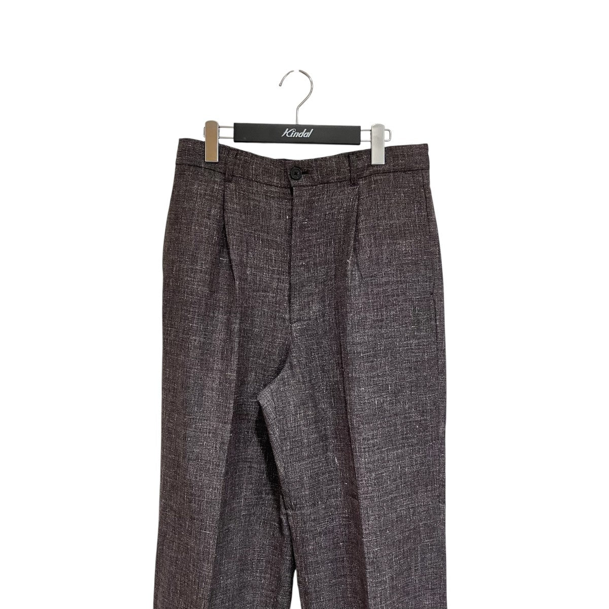 BISOWN 26SSWOOL LINEN 1TUCKスラックス26S-BIS-PT03M 古着・中古-3枚目のアイテム画像