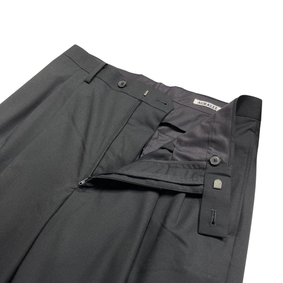 25SSSUPER FINE TROPICAL WOOL TWO-TUCKスラックスA25SP02MT