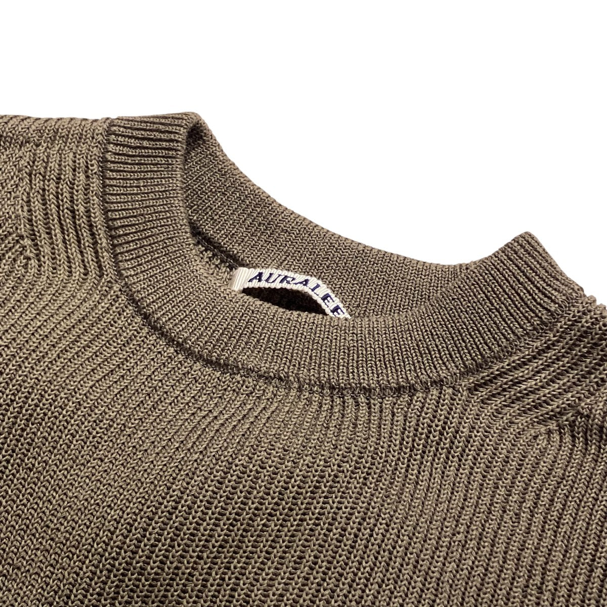 25SSFLAT YARN RIB  P OニットA25SP01SY